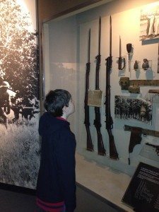 Investigating weapons and supplies from World War 1 at the Tennessee State Military Museum