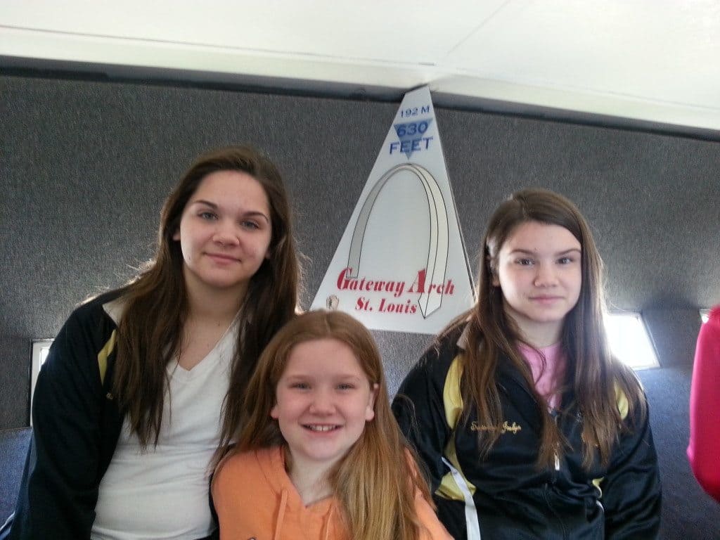 Gateway Arch, St Louis - Going to the top