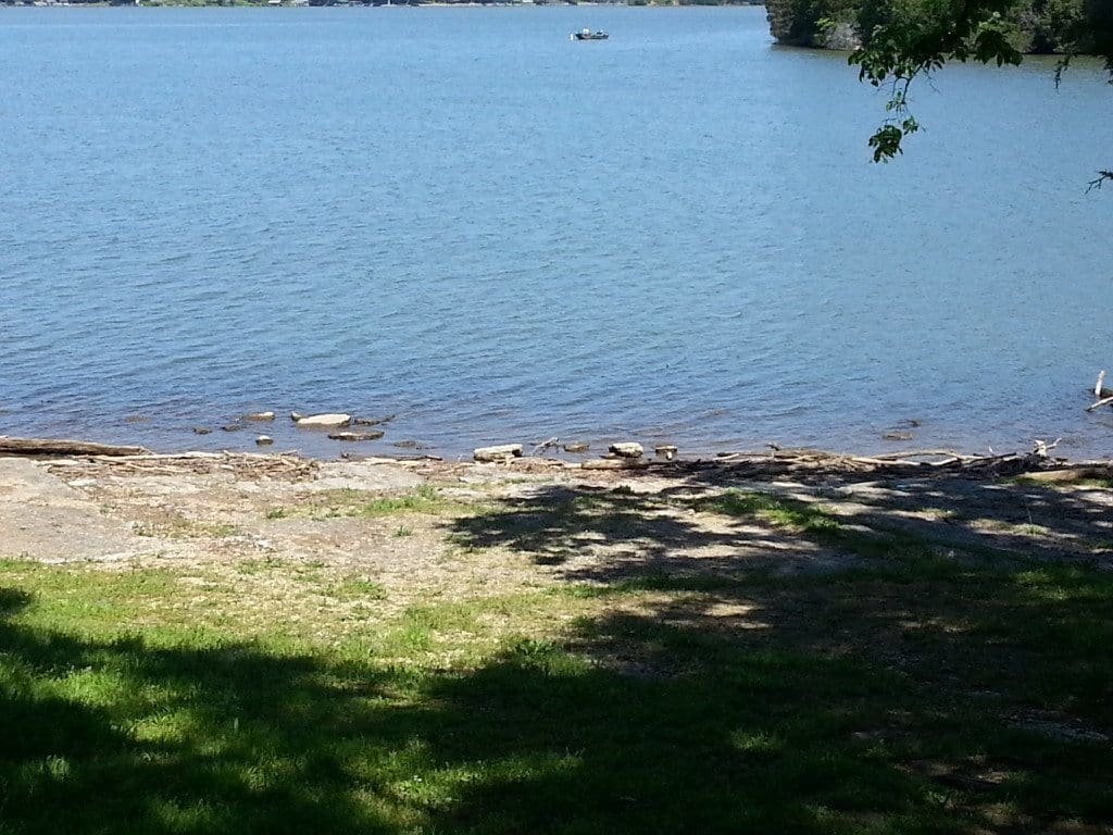 Shutes Branch Recreation Area lake shore