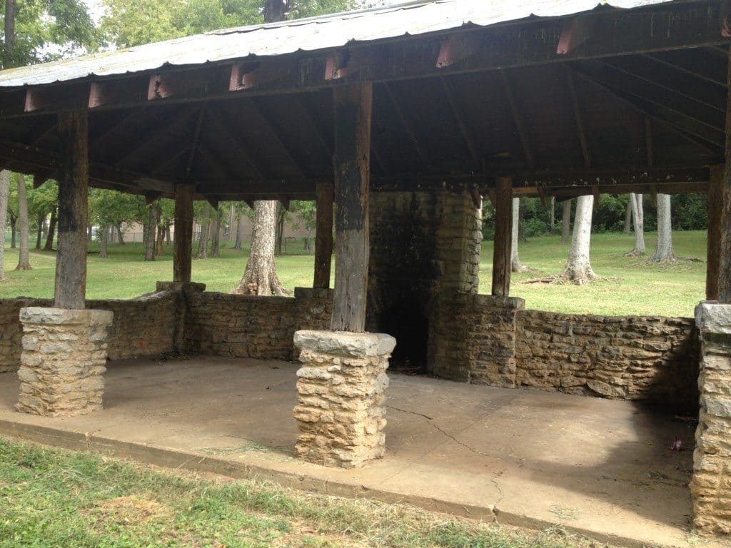 Reservoir Park Nashville - Stone Picnic Shelter