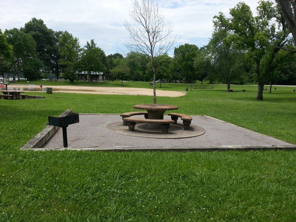 Laguardo Recreation Area picnic table and grill