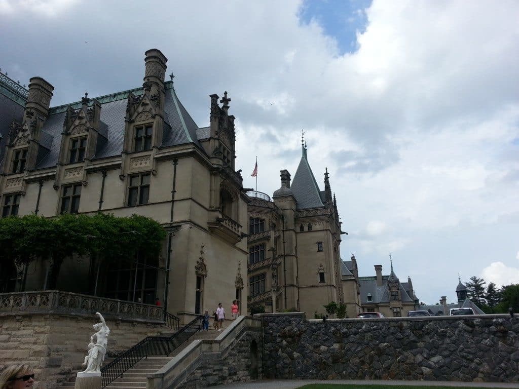 View of the Biltmore from the gardens