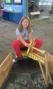 girl at Discovery Center