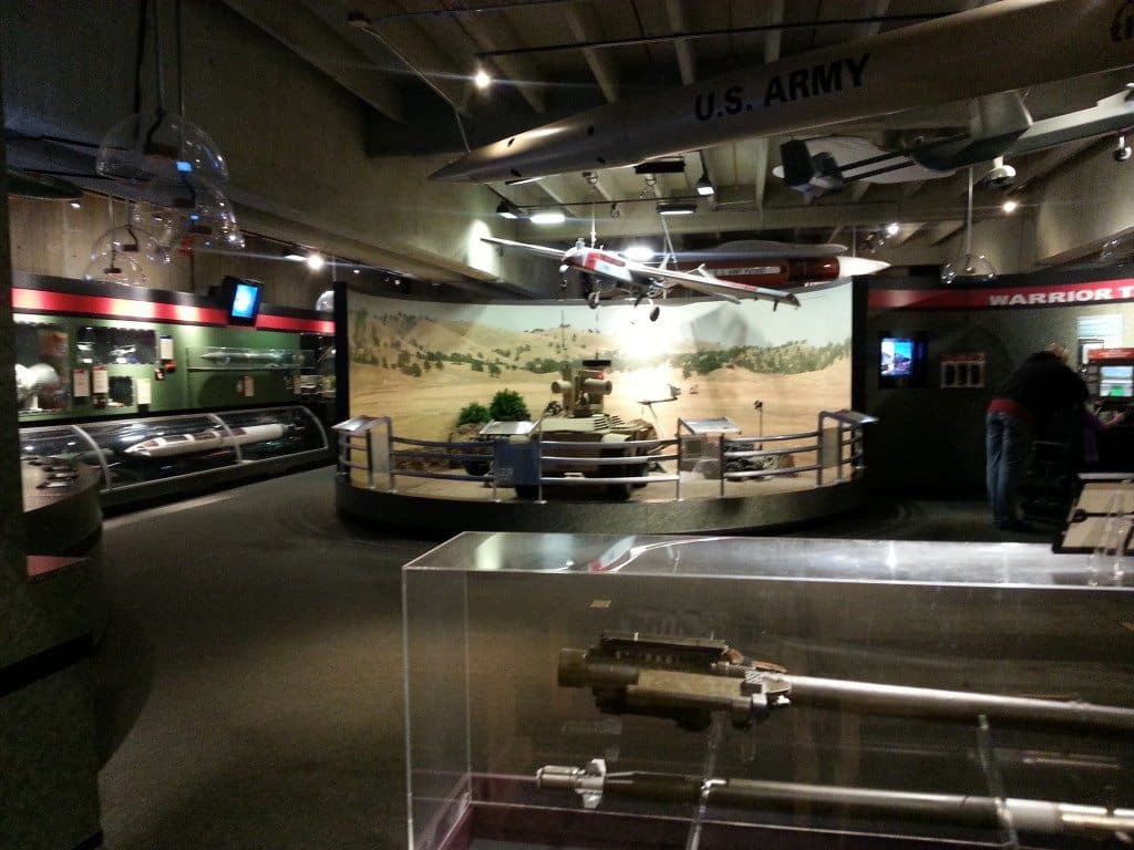 US Space and Rocket Center - Team Redstone Exhibit with tank