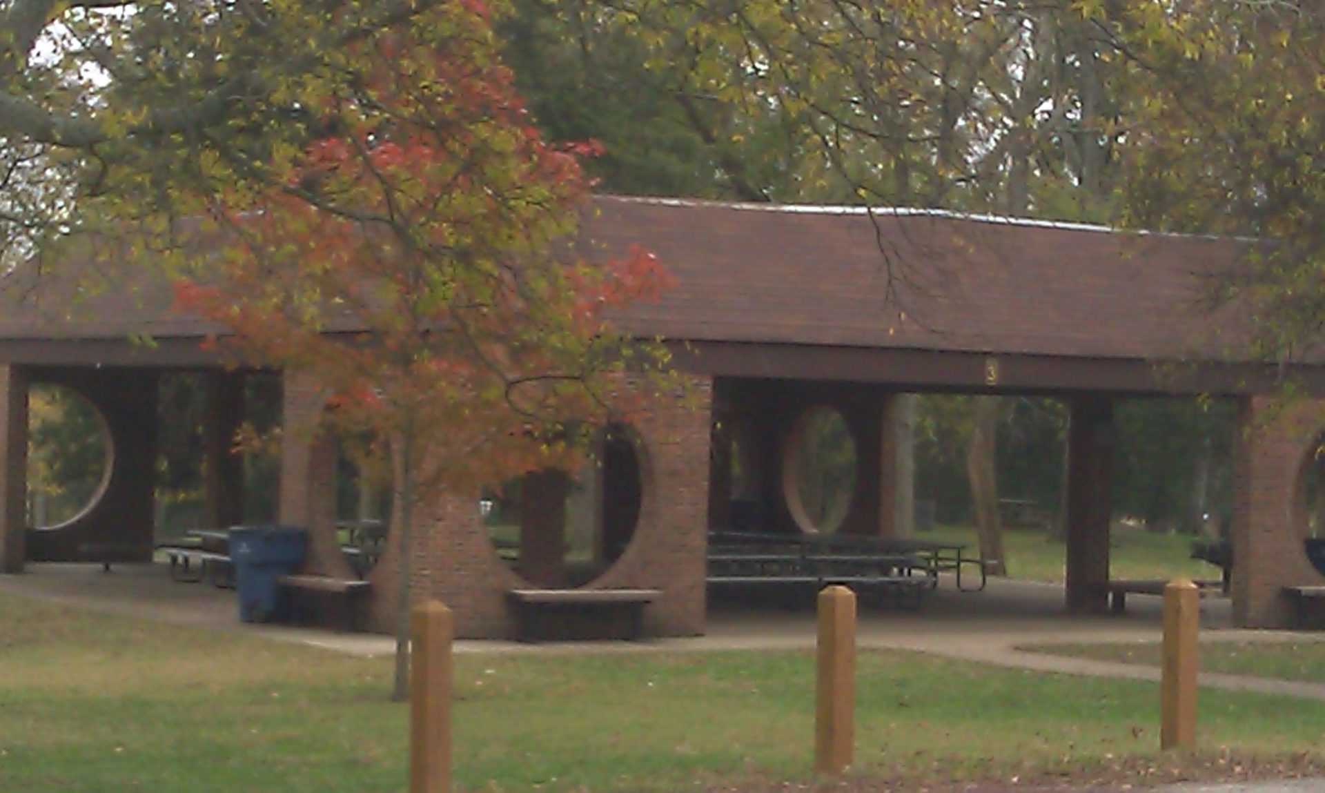 Moss Wright Park picnic pavilion