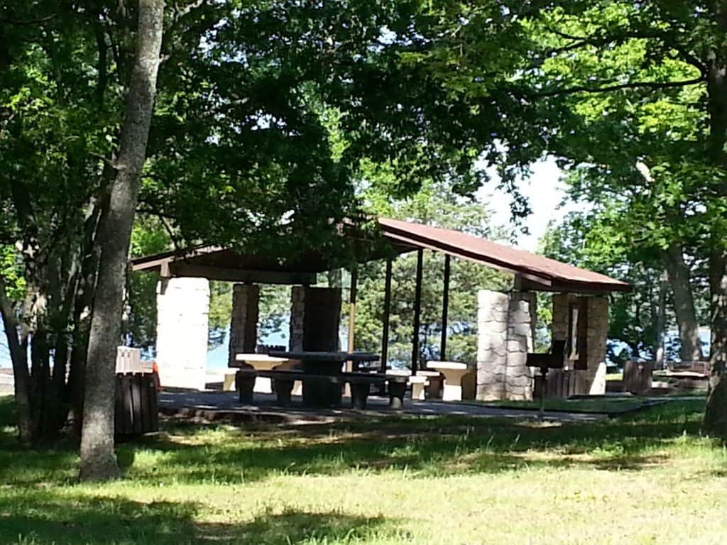 Cook Recreation Area covered pavilion
