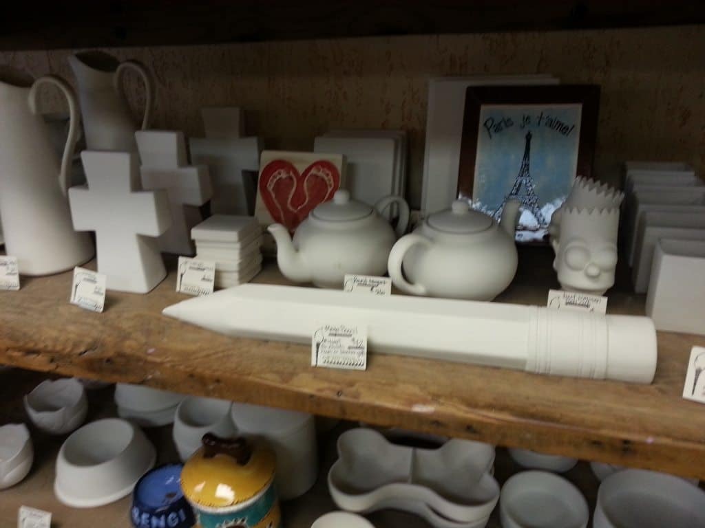 Brushfire Pottery Studio teapots and bowls