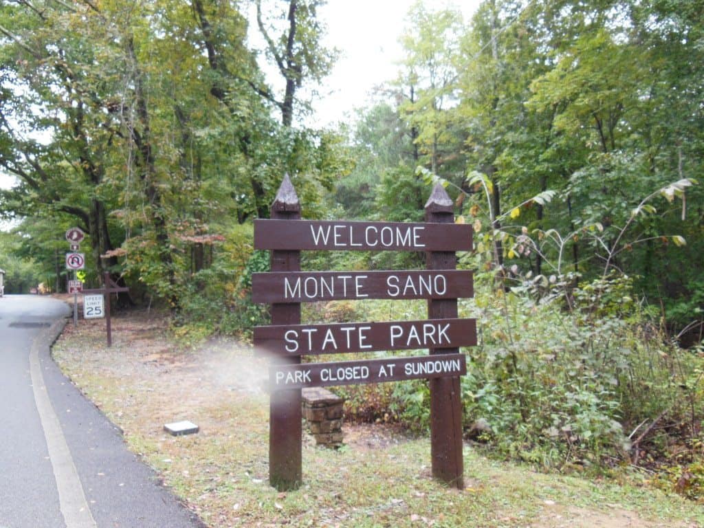 Monte Sano State Park - Welcome Sign
