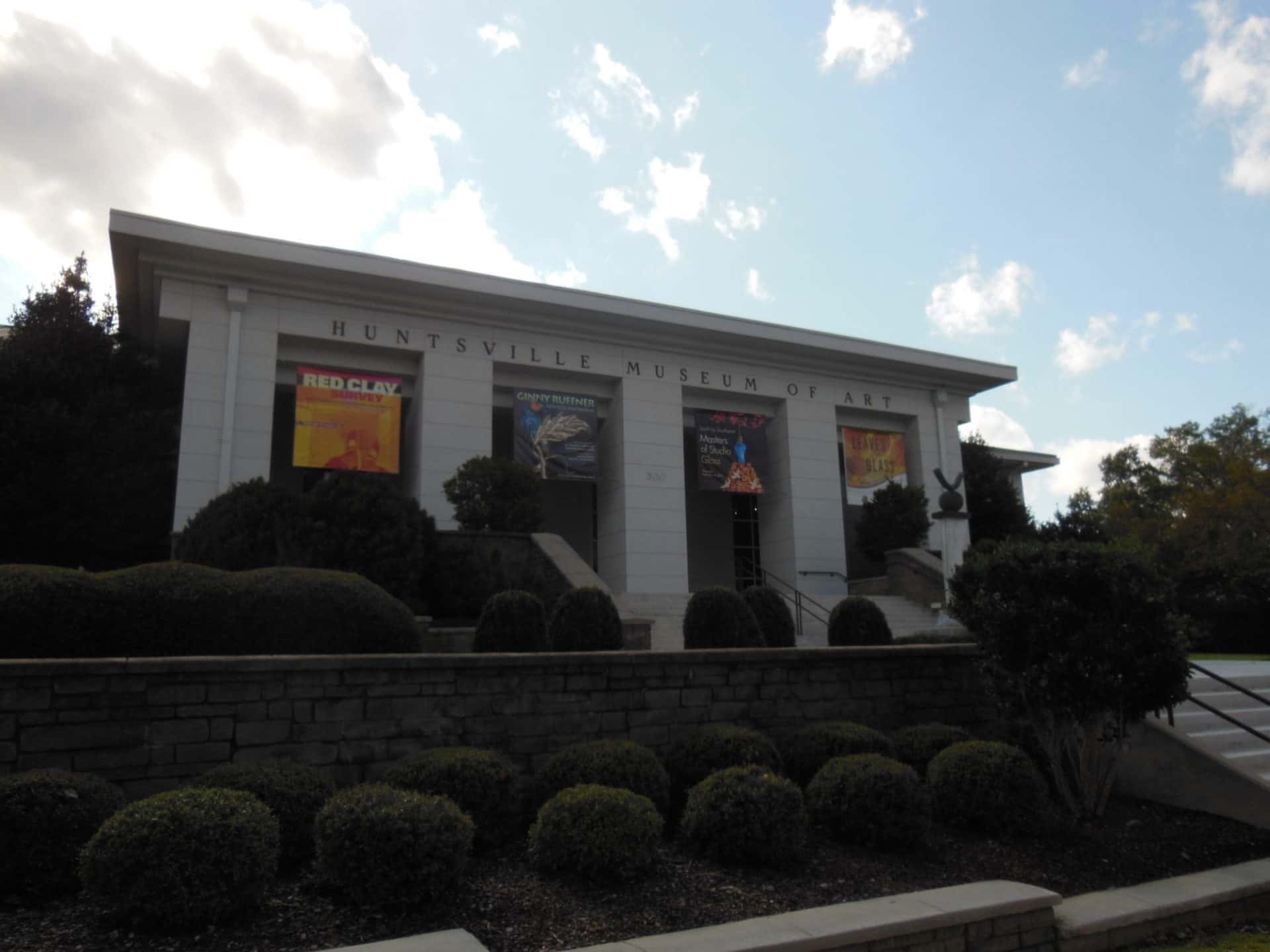 Huntsville Museum of Art - Side of Entrance