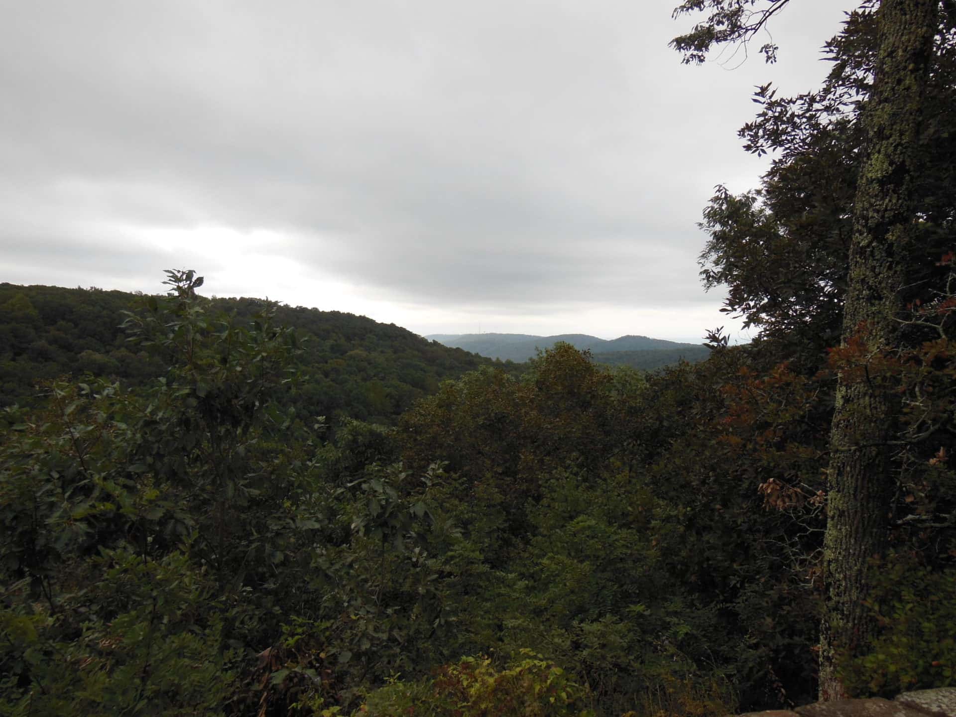 Monte Sano State Park - Lodge View of the Hills