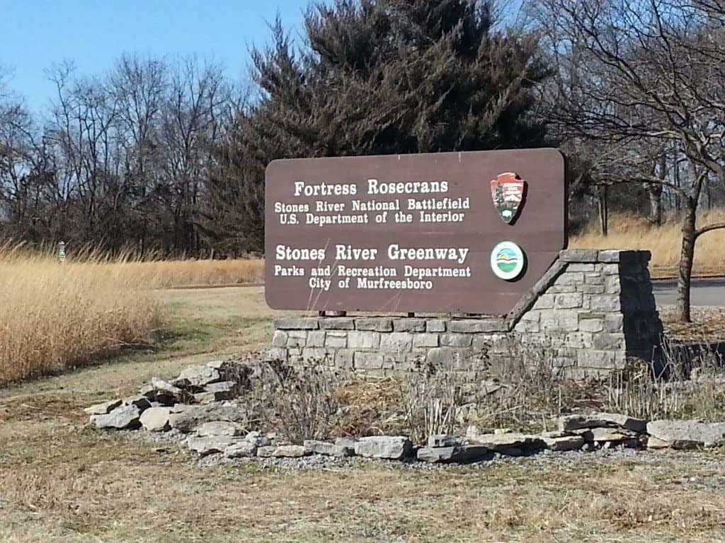 Old Fort Park Fort Rosecrans Sign