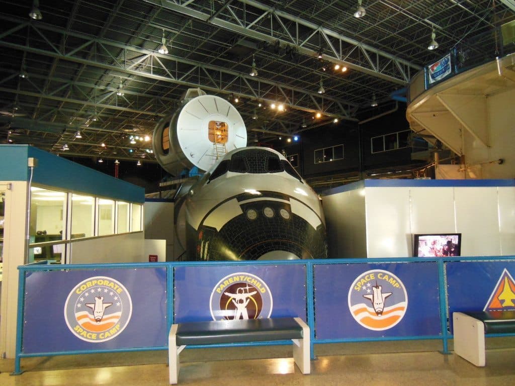 US Space and Rocket Center - Space Camp area - shuttle