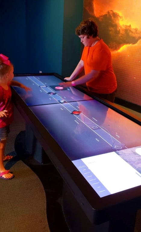 Adventure Science Center - Interactive Planet Table