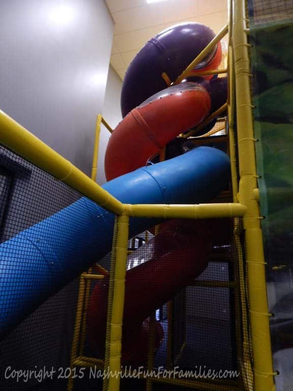 Cornerstone Indoor Playground -playscape slides