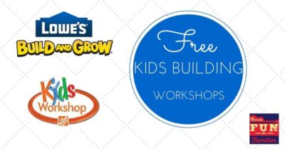 Free Kids’ Building Workshops
