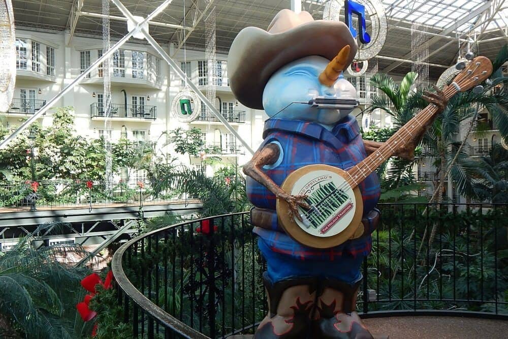 Snowman statue at the Gaylord Opryland Hotel