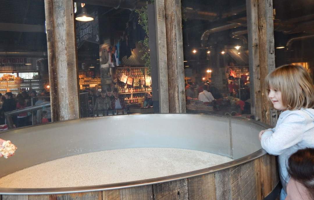 Sugarlands Distillery - mash in a big tank
