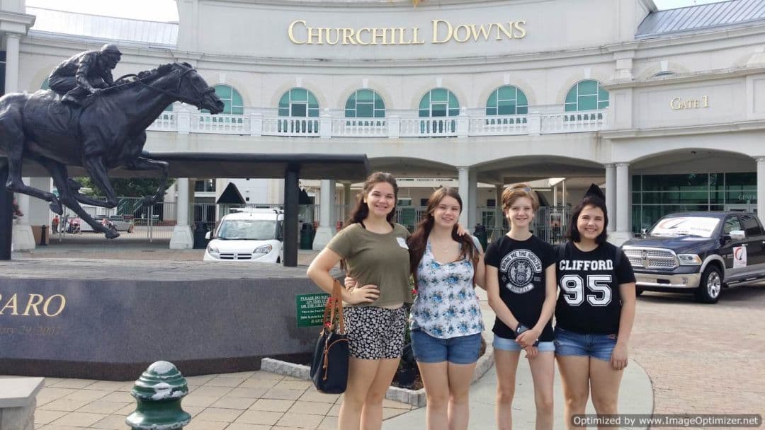 Churchill Downs & The Kentucky Derby exterior
