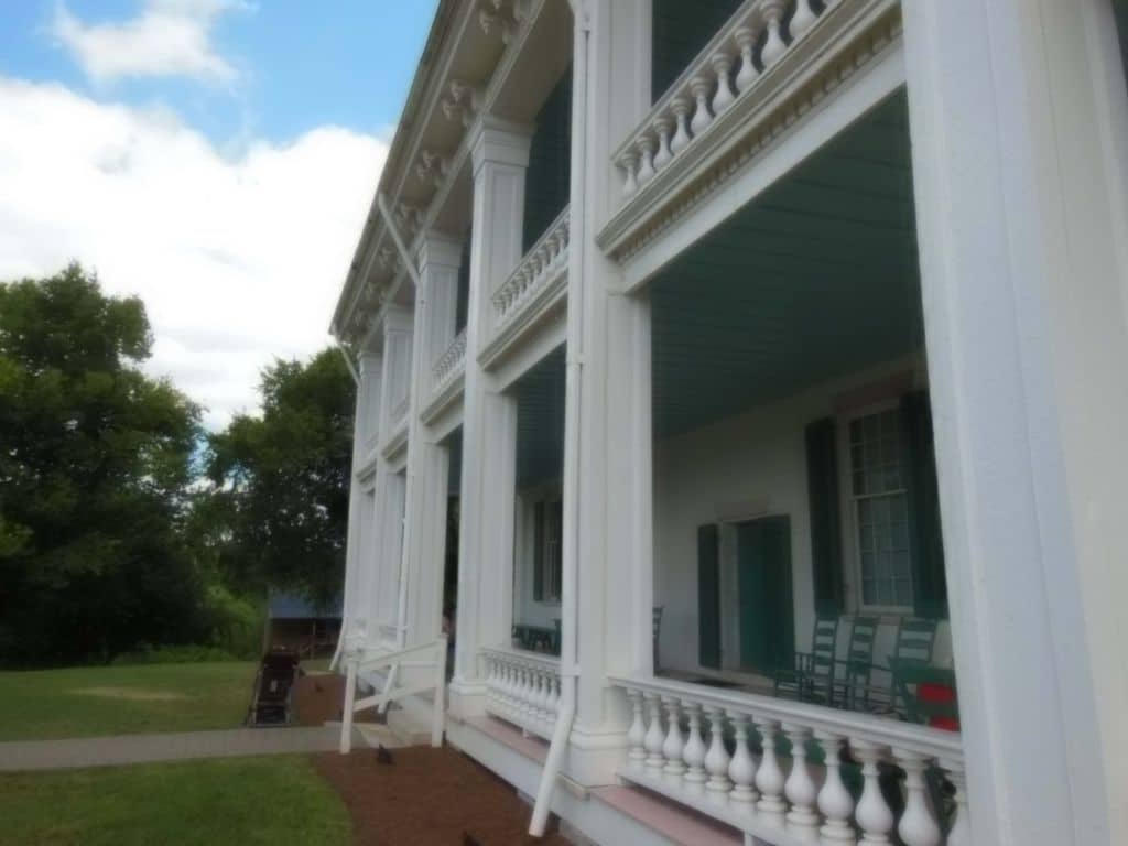 Carnton Plantation front entrance of the home