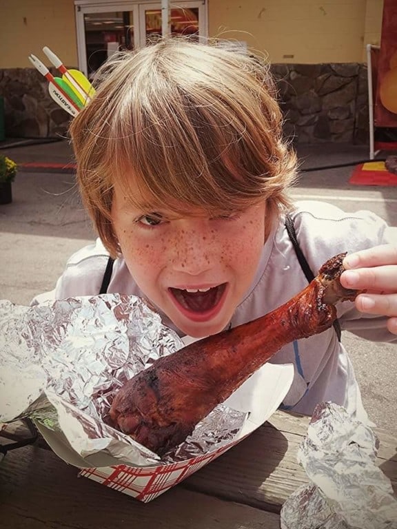 Middle Tennessee County Fairs - Eating a Turkey Leg