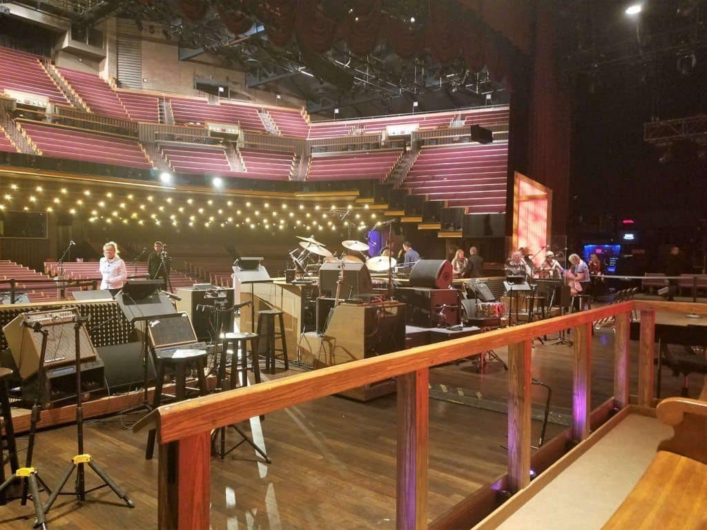 Grand Ole Opry - back stage after the show