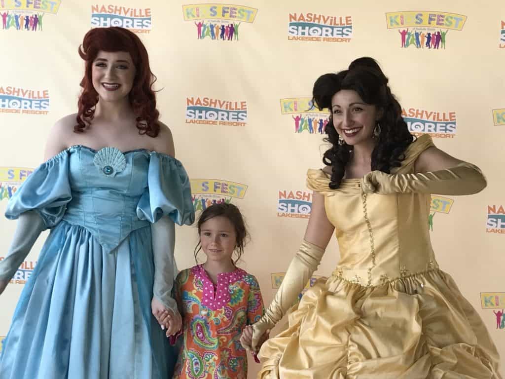 Nashville Shores Kids Fest - pictures with Princesses