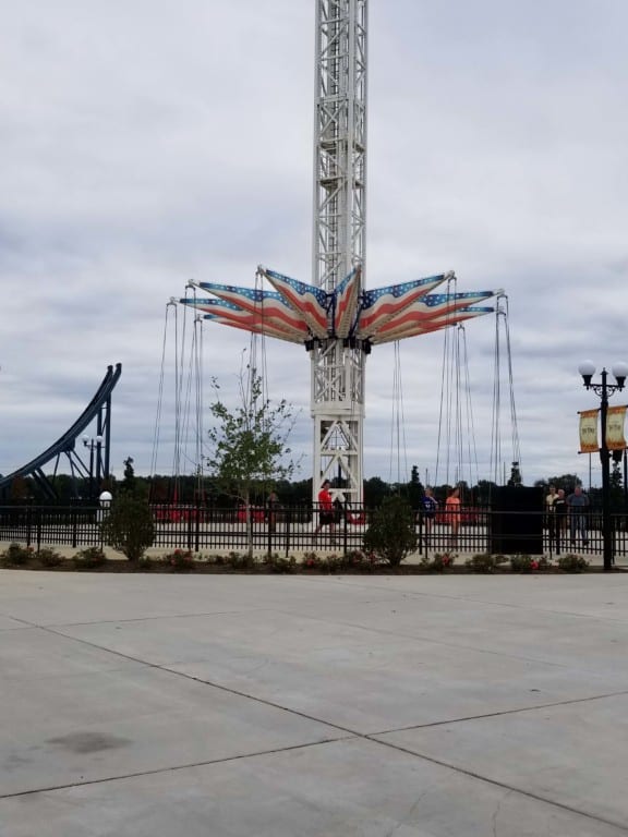 The Park at OWA swings ride
