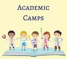 Academic Camps in Nashville - illustration of kids in lab coats