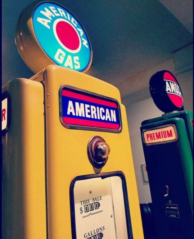 Daytona Speedway Museum Gas Pump