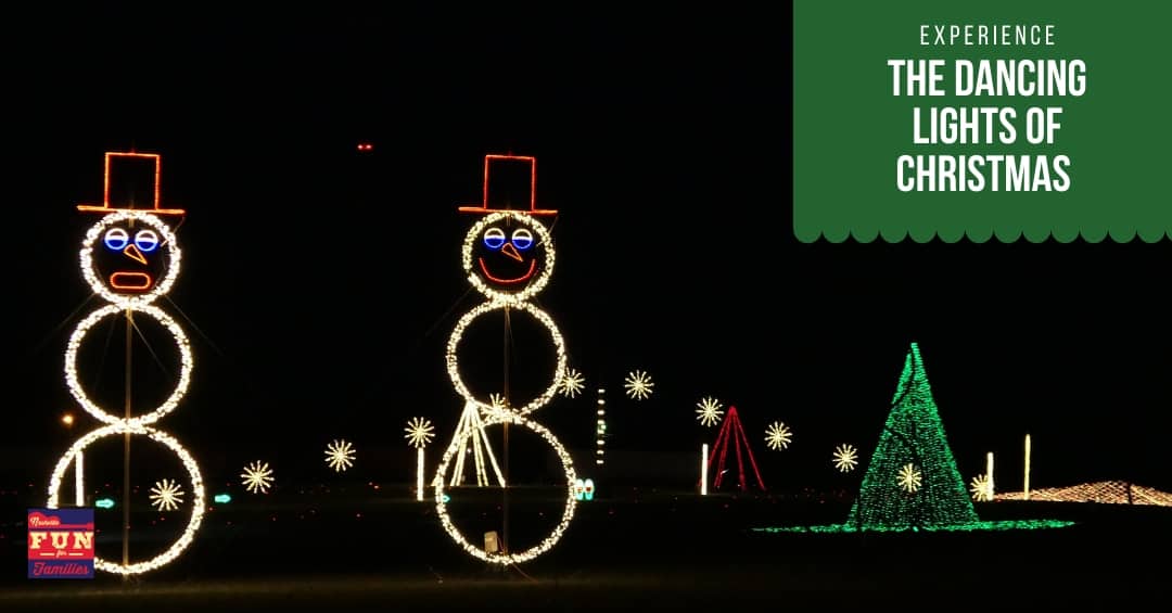 experience the dancing lights of Christmas